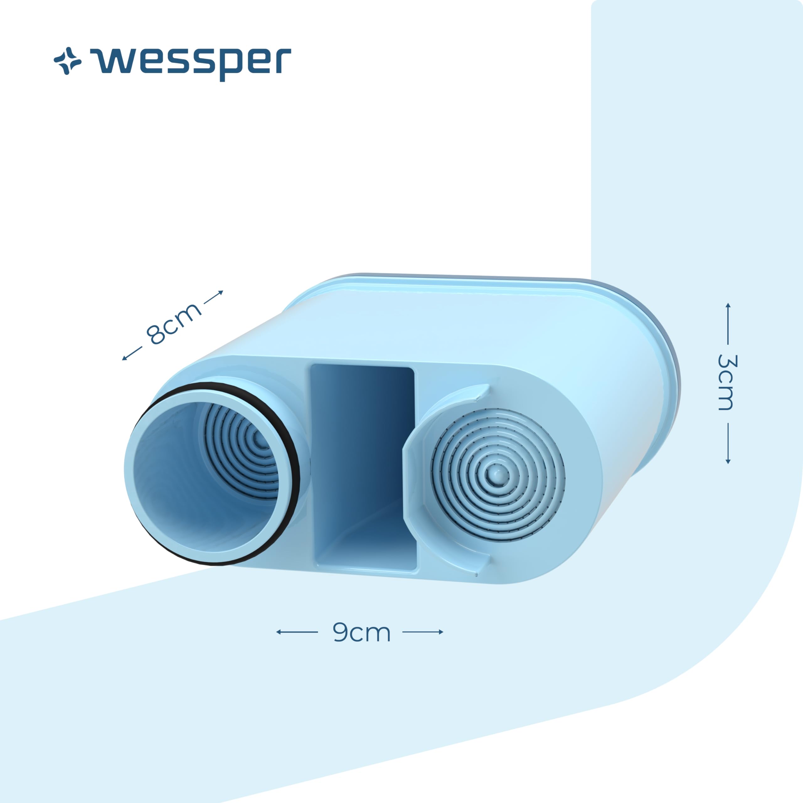 wessper cartouche filtrante aquaclean compatible avec philips et saeco machine à café, filtre à eau avec charbon actif 2 pièces, bleu wessper cartouche filtrante aquaclean compatible avec philips et saeco machine à café, filtre à eau avec charbon actif 2 pièces, bleu