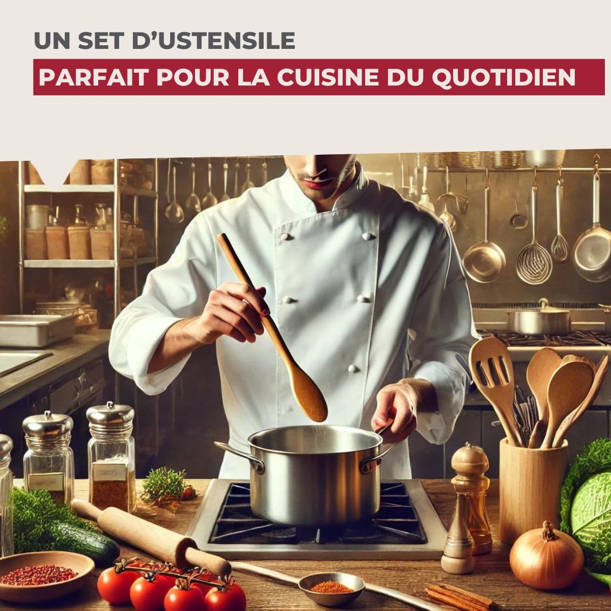 fackelmann 31125 set de 4 ustensiles de cuisine en bois, lot de spatules et cuillères de cuisine en bois, bois certifié fsc, 20cm, 25cm, 30cm, brun fackelmann 31125 set de 4 ustensiles de cuisine en bois, lot de spatules et cuillères de cuisine en bois, bois certifié fsc, 20cm, 25cm, 30cm, brun
