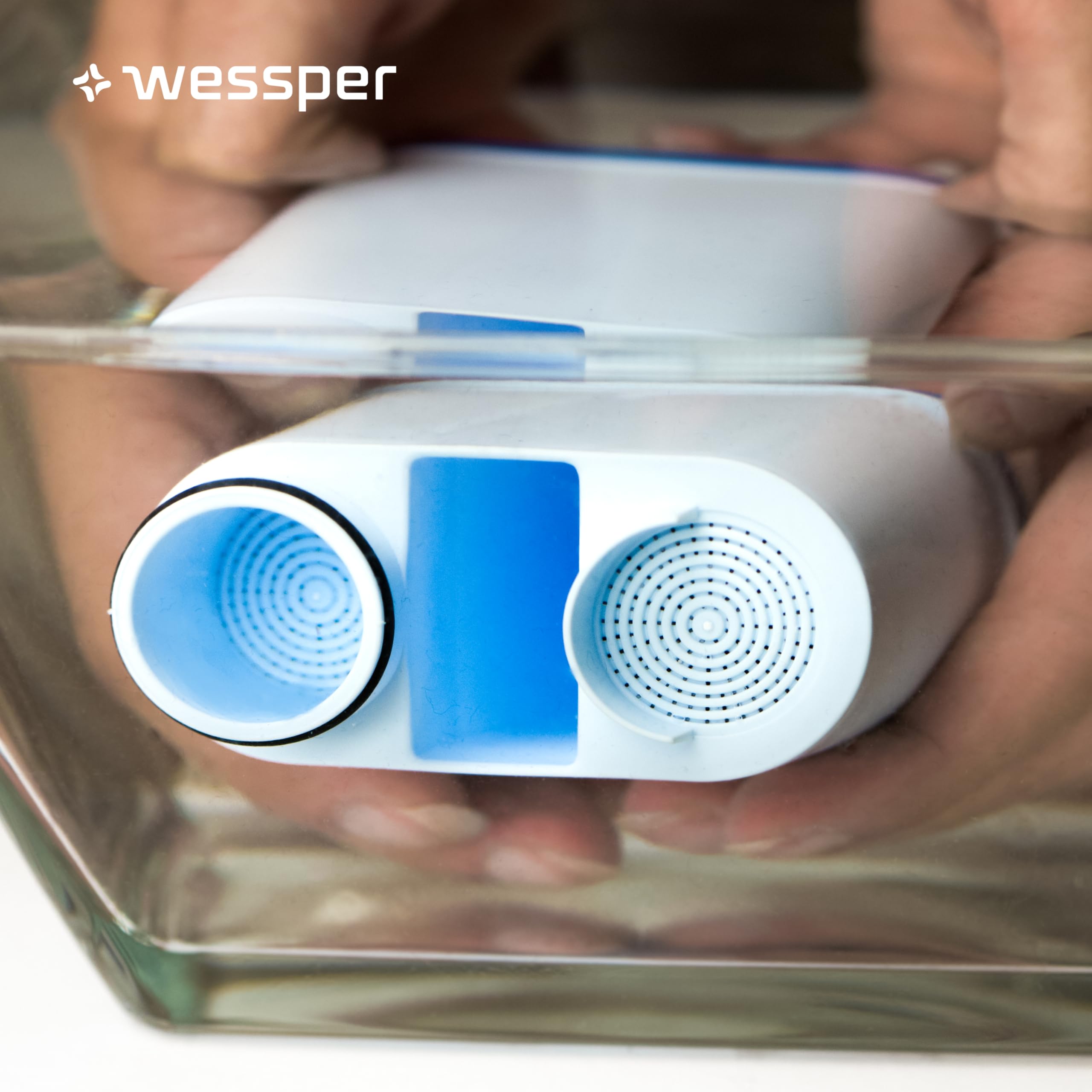 wessper cartouche filtrante aquaclean compatible avec philips et saeco machine à café, filtre à eau avec charbon actif 2 pièces, bleu wessper cartouche filtrante aquaclean compatible avec philips et saeco machine à café, filtre à eau avec charbon actif 2 pièces, bleu